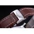 Breitling Chronomat Evolution White Dial Brown Leather Bracelet  622517