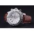 Breitling Chronomat Evolution White Dial Brown Leather Bracelet  622517