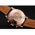 Swiss Breitling Navitimer 01 White Dial Black Subdials Rose Gold Case Brown Leather Strap Replica