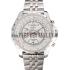 Breitling Bentley Chronograph White Dial Stainless Steel Strap