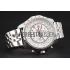 Breitling Bentley Chronograph White Dial Stainless Steel Strap