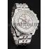 Breitling Bentley Chronograph White Dial Stainless Steel Strap