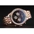 Swiss Breitling Navitimer Black Dial Rose Gold Case And Bracelet