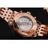 Swiss Breitling Navitimer Black Dial Rose Gold Case And Bracelet