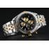 Breitling Chronomat Black Dial Stainless Steel And Gold Bracelet  622429