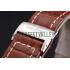 Breitling Navitimer World White Dial Brown Leather Bracelet  622514