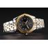 Breitling Colt Lady Black Dial Diamond Hour Marks Gold Bezel Stainless Steel Case Two Tone Bracelet