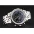 Replica Breitling Navitimer World Black Dial Stainless Steel Bracelet  622512