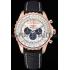 Breitling Navitimer Rosegold Bezek Leather Strap White Dial