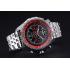 Replica Breilting Bentley Supersports Black And Red Dial Stainless Steel Bracelet  622521