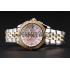 Breitling Colt Lady Pink Dial Diamond Hour Marks Gold Bezel Stainless Steel Case Two Tone Bracelet