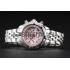 Breitling Chronomat Quartz Pink Dial Stainless Steel Case And Bracelet