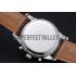 Breitling Transocean Chronograph White Dial Stainless Steel Case Brown Leather Bracelet 622243