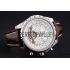 Breitling Bentley Mulliner Tourbillon White Dial Stainless Steel Case Brown Leather Strap  622729