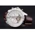 Breitling Bentley Mulliner Tourbillon White Dial Stainless Steel Case Brown Leather Strap  622729