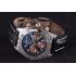 Swiss Breitling Chronomat Blue Dial with Black Leather Strap  621521