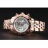 Breitling Chronomat Quartz Light Blue Dial Rose Gold Case And Bracelet Replica