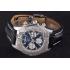 Swiss Breitling Chronomat Black Dial with Black Leather Band  621520