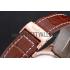 Cheap Breitling For Bentley Mulliner Tourbillon White Dial Rose Gold Case Brown Leather Strap