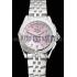 Breitling Colt Lady Pink Dial Diamond Hour Marks Stainless Steel Case And Bracelet