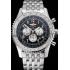 Breitling Navitimer Black Dial White Subdials Stainless Steel Case And Bracelet