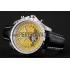 Breitling Bentley Mulliner Tourbillon Yellow Dial Stainless Steel Case Black Leather Strap  622730