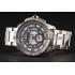 Cartier Calibre De Cartier Small Seconds Black And White Dial Stainless Steel Case And Bracelet