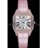 Cartier Santos 100 Diamond Rose Gold Bezel 621915