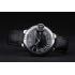 Cartier Ballon Bleu 38mm Black Dial Stainless Steel Case Black Leather Bracelet