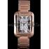 Cartier Tank Anglaise 36mm White Dial Rose Gold Case And Bracelet