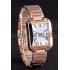 Cartier Tank Anglaise 36mm White Dial Rose Gold Case And Bracelet