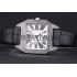 Cartier Santos 100 Diamond Silver Bezel 621909