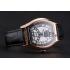 Cartier Tortue Perpetual Calendar White Dial Gold Case Black Leather Strap