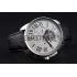 Cartier Calibre Tourbillon White Dial Stainless Steel Case Black Leather Strap  622751