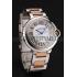 Replica Swiss Cartier Ballon Bleu 46 MM Diamond Dial Rose Gold And Staineless Steel Bracelet 1453890