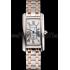 Cartier Tank Americaine 21mm White Dial Stainless Steel Case Two Tone Bracelet Replica