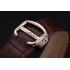 Cheap Swiss Cartier Ballon Bleu Brown Leather Bracelet  622064