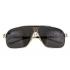 Cheap Cartier Screw And Panthere Decor Gold Frames Black Lenses Sunglasses  308135