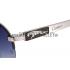 Cartier Wild Panthere Detail Silver Frame Silver Temples Sunglasses 308191