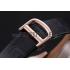 Cartier Santos 100 Diamond Rose Gold Bezel 621925