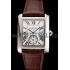 Swiss Cartier Tank MC White Dial Stainless Steel Case Brown Leather Strap