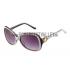 Replica Cartier Golden Finish Panthere Detail Black And White Frame Sunglasses 308268