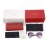 Replica Cartier Golden Finish Panthere Detail Black And White Frame Sunglasses 308268