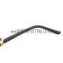 Replica Cartier Golden Finish Panthere Detail Black And White Frame Sunglasses 308268