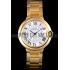 Cartier Ballon Bleu 42mm White Dial Gold Case And Bracelet