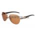 Cartier Panthere Detail Gold Frame Brown Lenses Sunglasses 308131