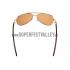 Cartier Panthere Detail Gold Frame Brown Lenses Sunglasses 308131