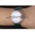 Cartier Ballon Bleu Silver Bezel with Pearl Dial Green Leather Band  621552