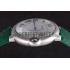 Cartier Ballon Bleu Silver Bezel with Pearl Dial Green Leather Band  621552