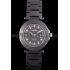 Cartier Pasha 34mm Black Dial Black Ceramic Case Rubber Bracelet